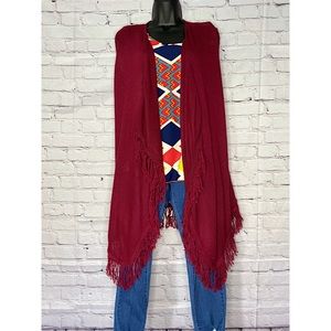 Sleeveless cardigan